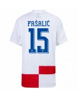 Chorvatsko Mario Pasalic #15 Domácí Dres ME 2024 Krátký Rukáv